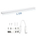 Led T5 Armatuur Shadowless 150 cm incl. lamp 24W 6500K (123led huismerk)