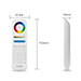 Afstandsbediening 8-zone voor RGBWW led strips (MiLight, MiBoxer)