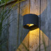 Garden Lights Goura wandlamp zwart (12V, 3W, Warm wit)