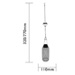 Luxform filament hanglamp 