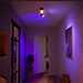 Philips Hue White and Color Ambiance Centris, 2-lichts plafondlamp zwart