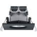 Trio led inbouwspot vierkant