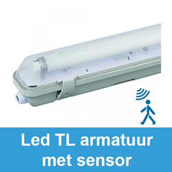 Led TL armatuur met sensor