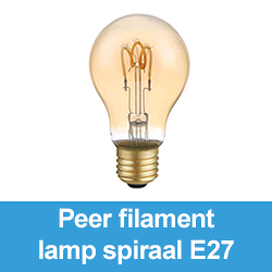 Peer spiraal led-gloeilamp