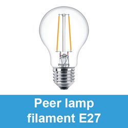 Peer lamp filament E27