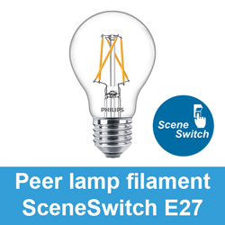 Peer lamp filament SceneSwitch E27