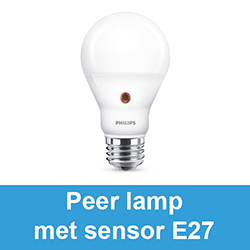 Peer lamp met sensor E27
