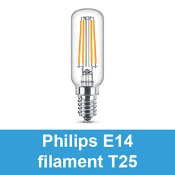Philips E14 filament T25