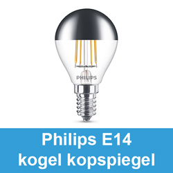 Philips E14 kogel kopspiegel