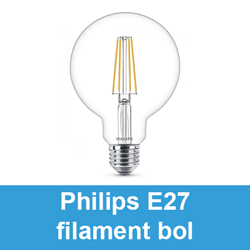 Philips E27 filament bol