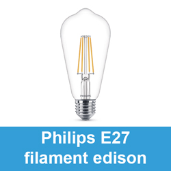 Philips E27 filament edison