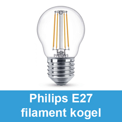 Philips E27 filament kogel